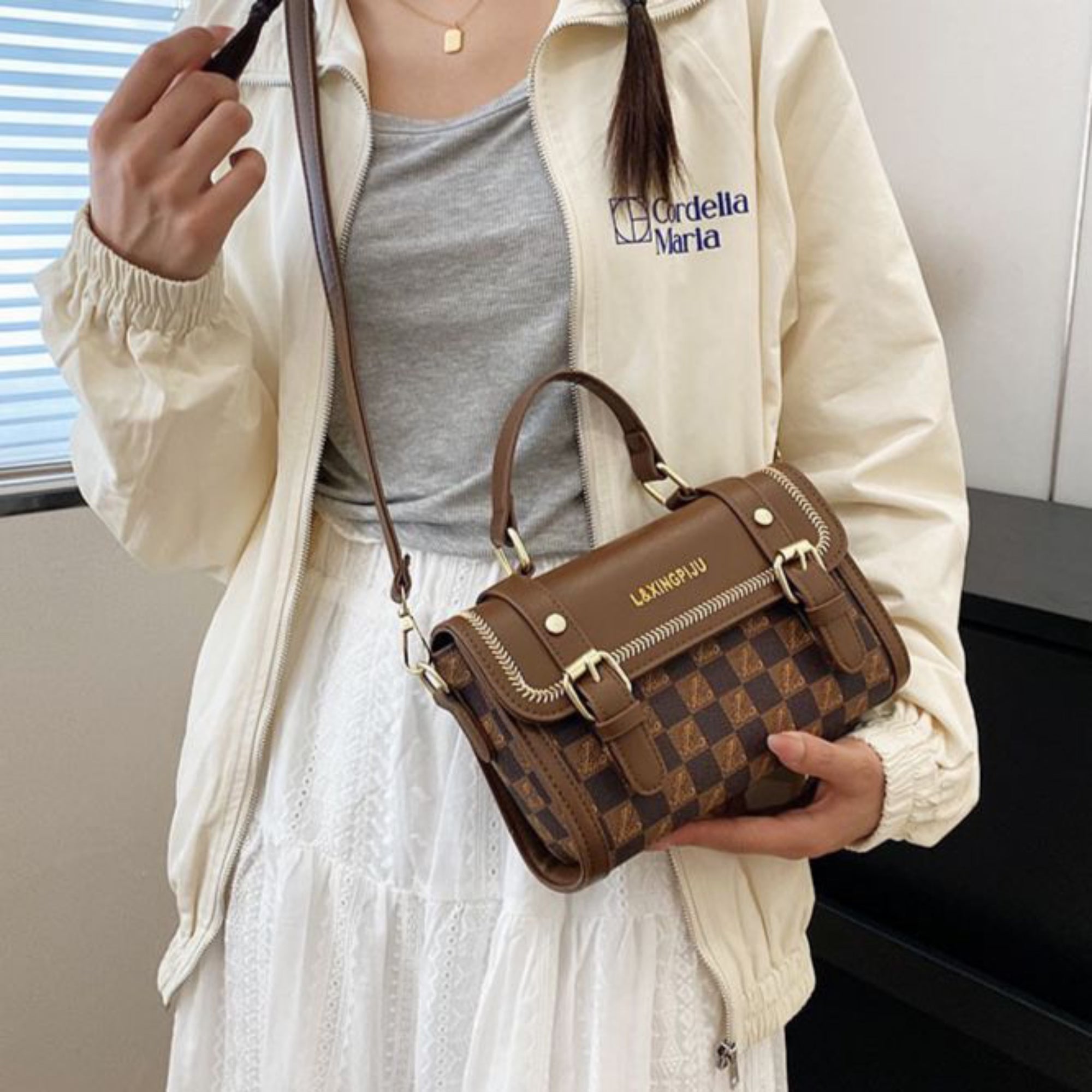 Brown Zyla Sling Bag