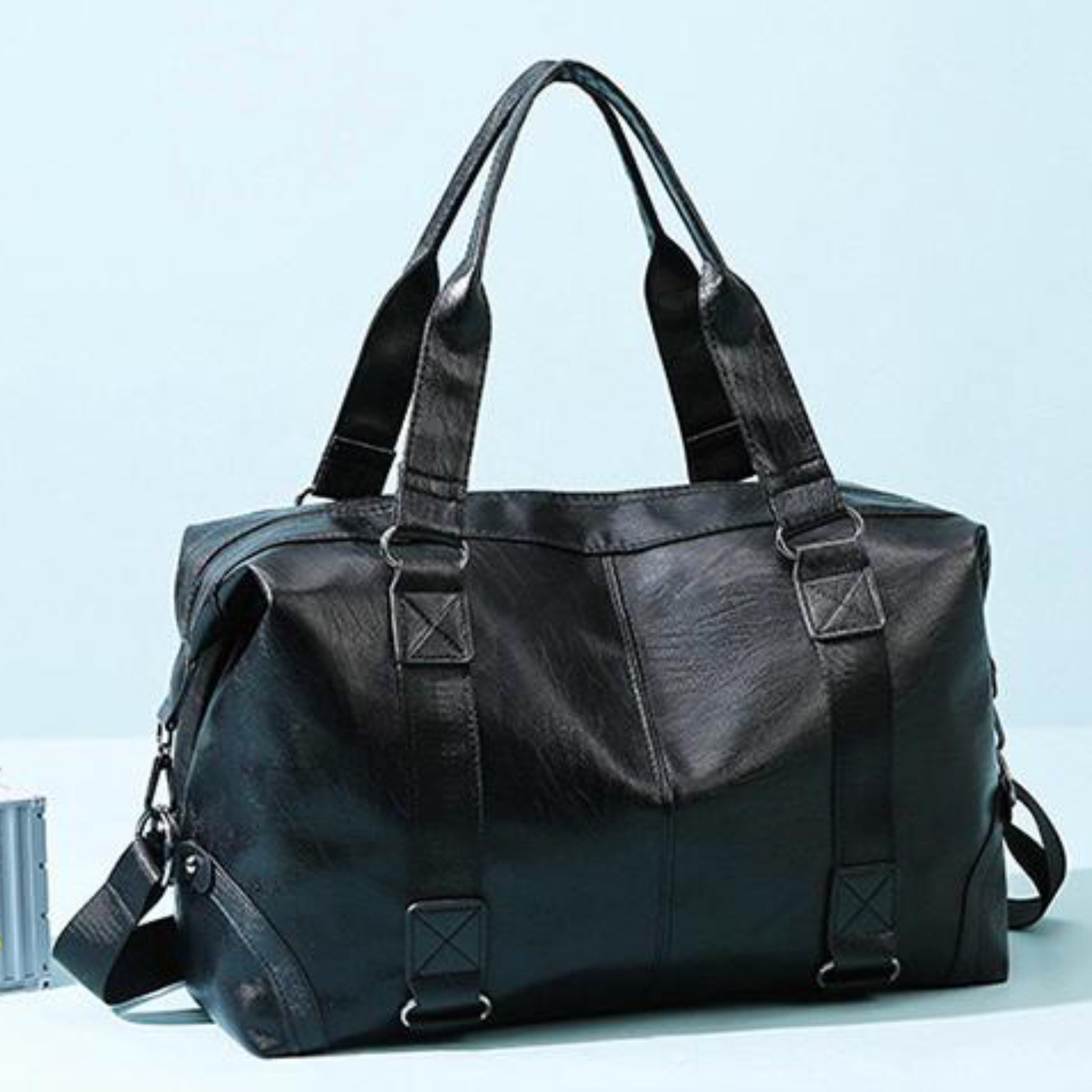 Black Pola Duffle Bag