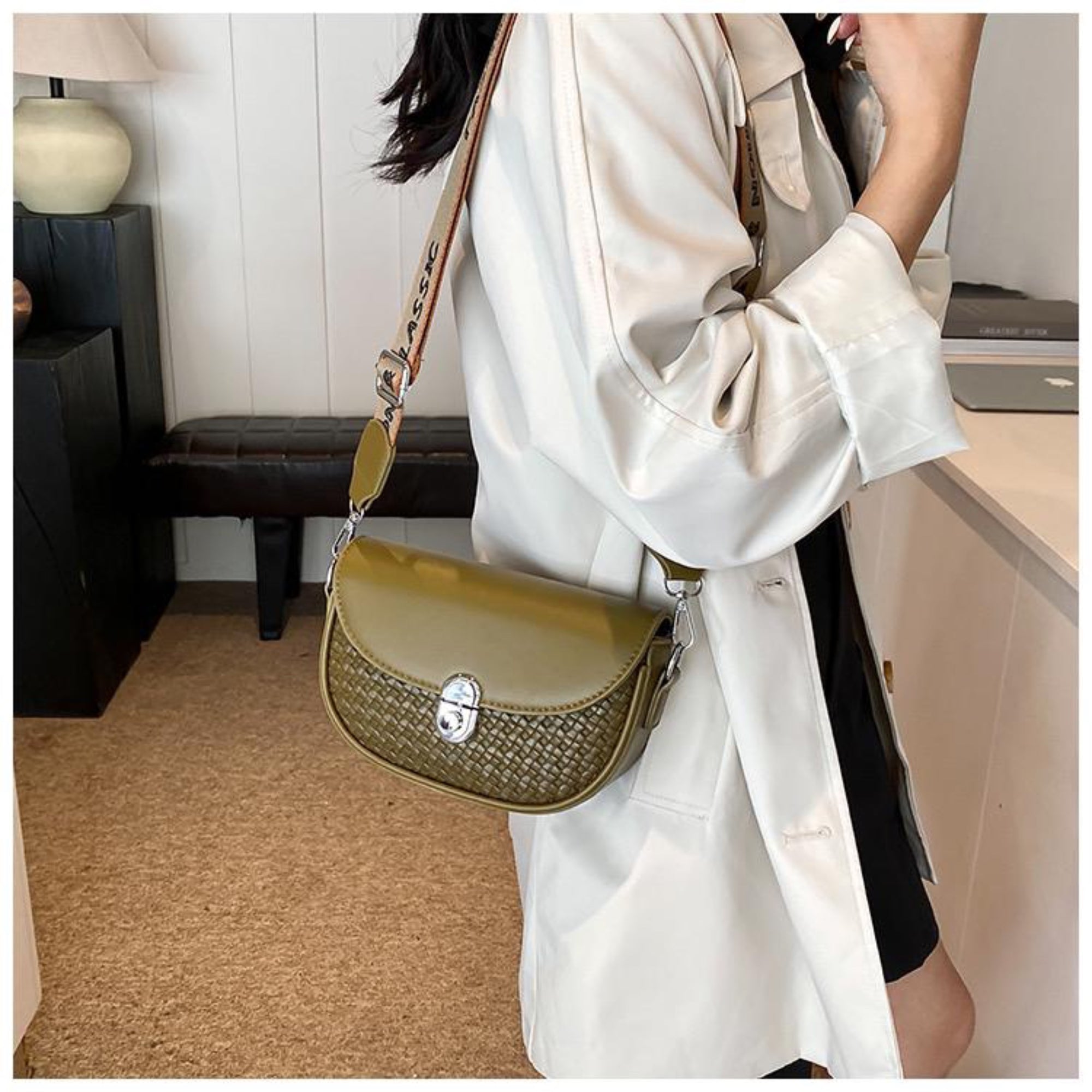 Green Zeva Sling Bag