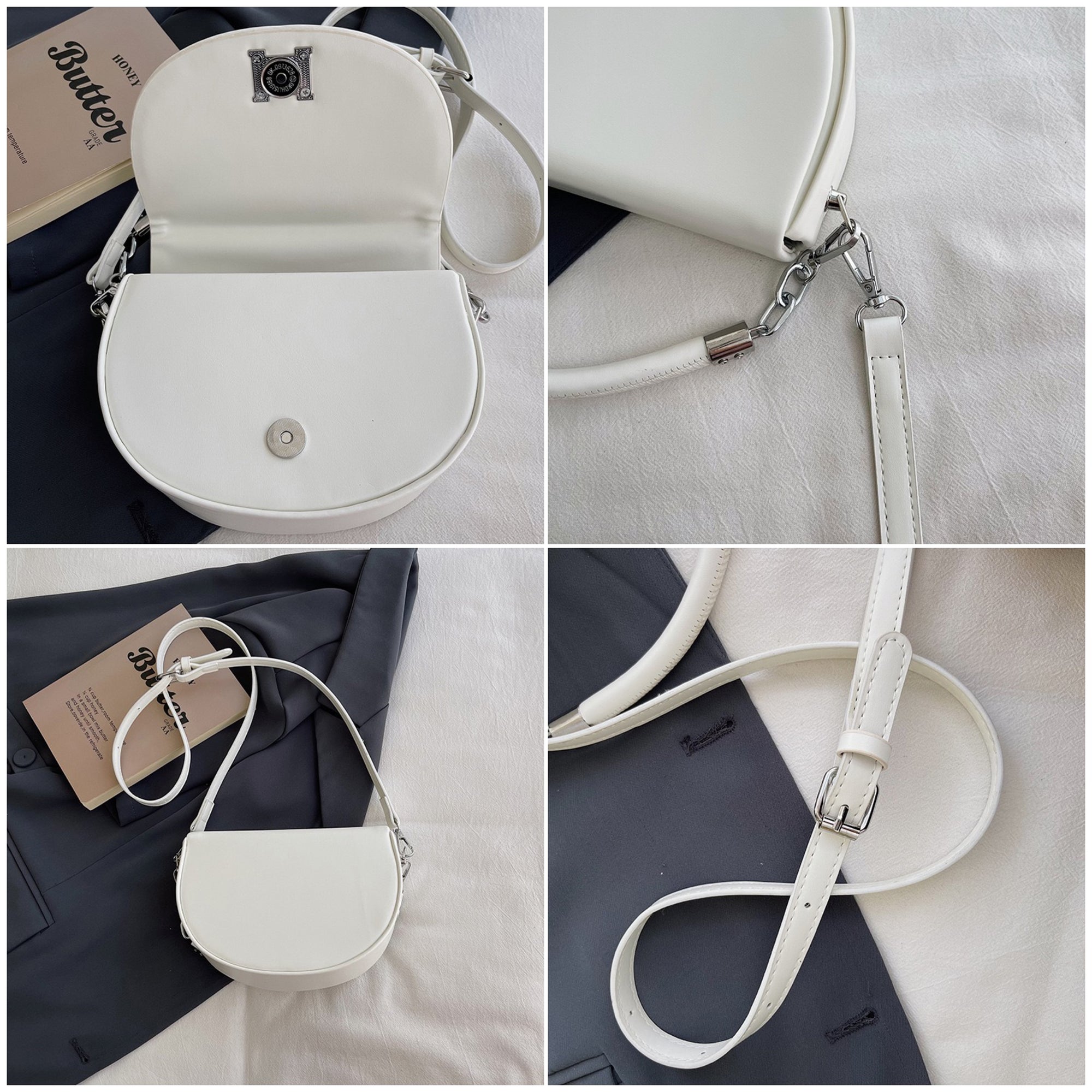 White Vita Sling Bag